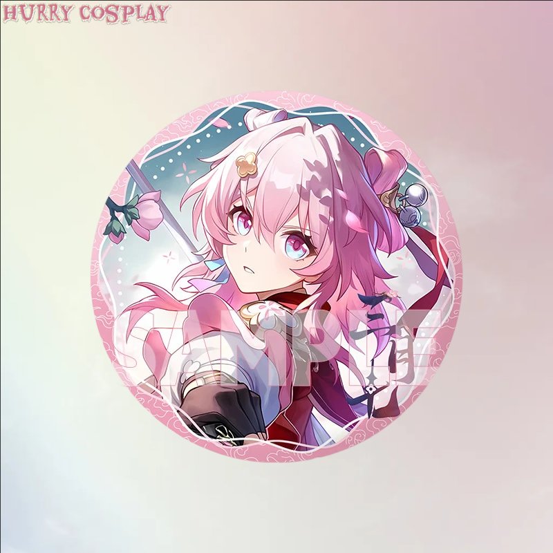 Honkai: Star Rail,Badge,Honkai Star Rail Character Badges 75mm Part 1